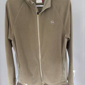Tracksmith Franklin Fleece Jacket, Taupe (Men M)